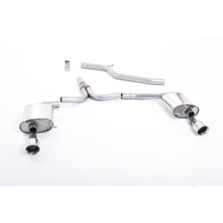 Milltek Sport Cat-back Audi A4 2.0 TDi B8 140PS 177PS 2WD Saloon and Avant (S line models only) (2009-2011)