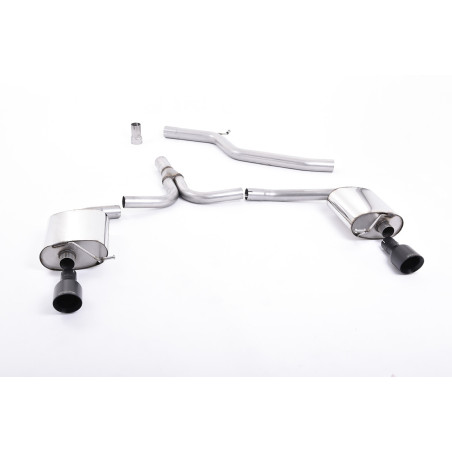 Milltek Sport Cat-back Audi A4 2.0 TDi B8 140PS 177PS 2WD Saloon and Avant (S line models only) (2009-2011)