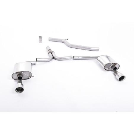 Milltek Sport Cat-back Audi A4 2.0 TDi B8 177PS quattro Saloon and Avant (2009-2011)