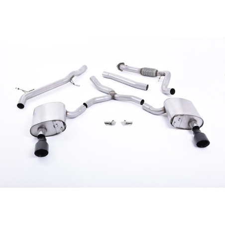 Milltek Sport Cat-back Audi A4 2.0 TFSI B9 Quattro Saloon & Avant (Non OPF GPF Models inc Mild Hybrid & Without...