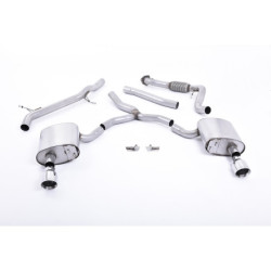 Milltek Sport Cat-back Audi A4 2.0 TFSI B9 Quattro Saloon & Avant (Non OPF GPF Models inc Mild Hybrid & Without...