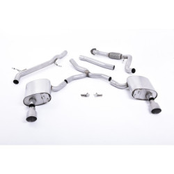 Milltek Sport Cat-back Audi A4 2.0 TFSI B9 Quattro Saloon & Avant (Non OPF GPF Models inc Mild Hybrid & Without...