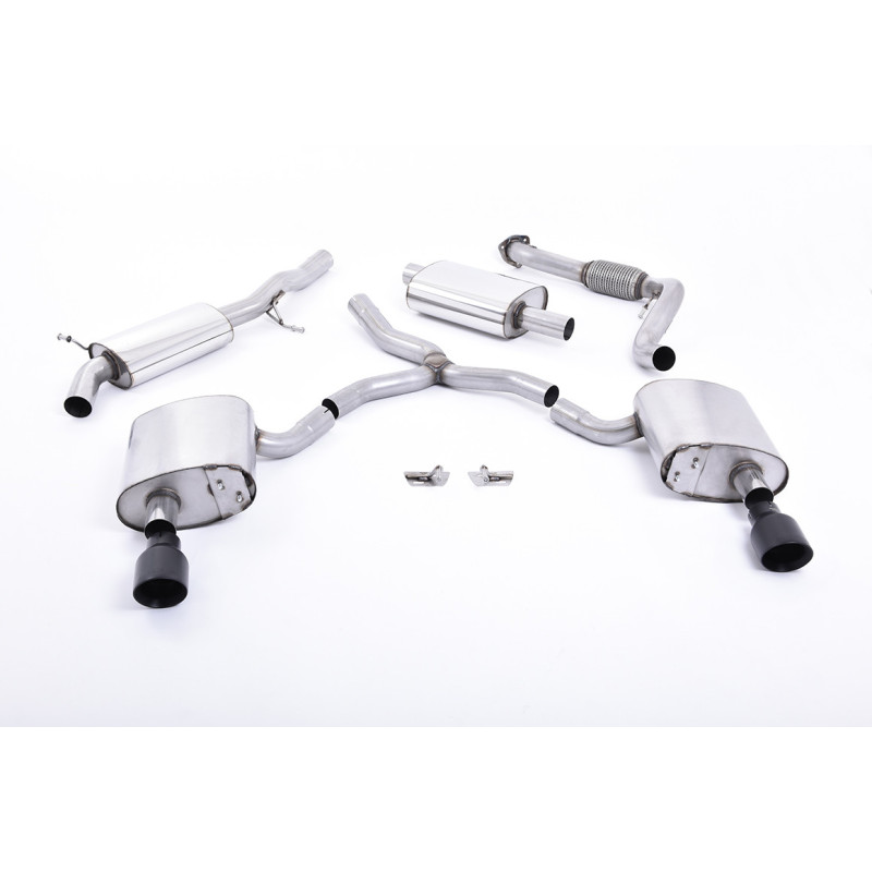 Milltek Sport Cat-back Audi A4 2.0 TFSI B9 Quattro Saloon & Avant (Non OPF GPF Models inc Mild Hybrid & Without...