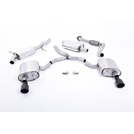 Milltek Sport Cat-back Audi A4 2.0 TFSI B9 Quattro Saloon & Avant (Non OPF GPF Models inc Mild Hybrid & Without...