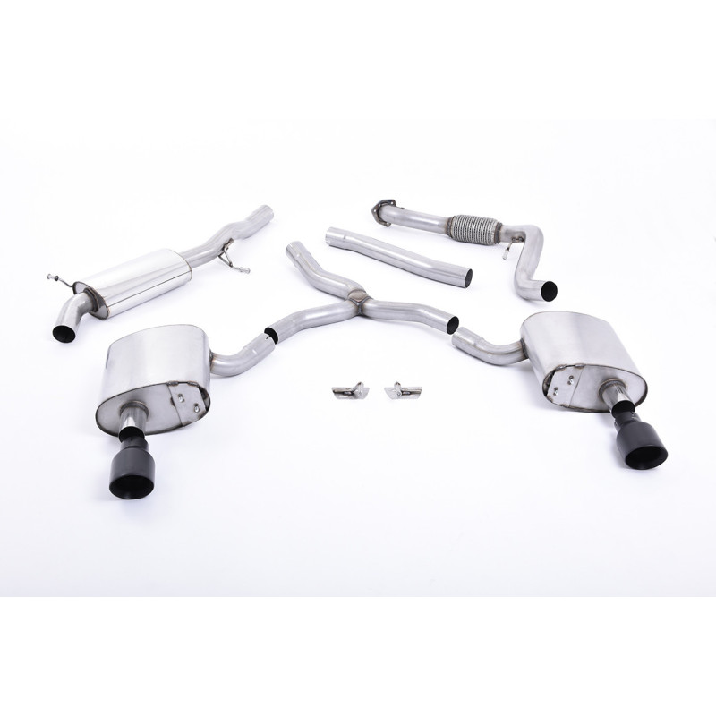 Milltek Sport Cat-back Audi A4 2.0 TFSI B9 Quattro Saloon & Avant (Non OPF GPF Models inc Mild Hybrid & Without...