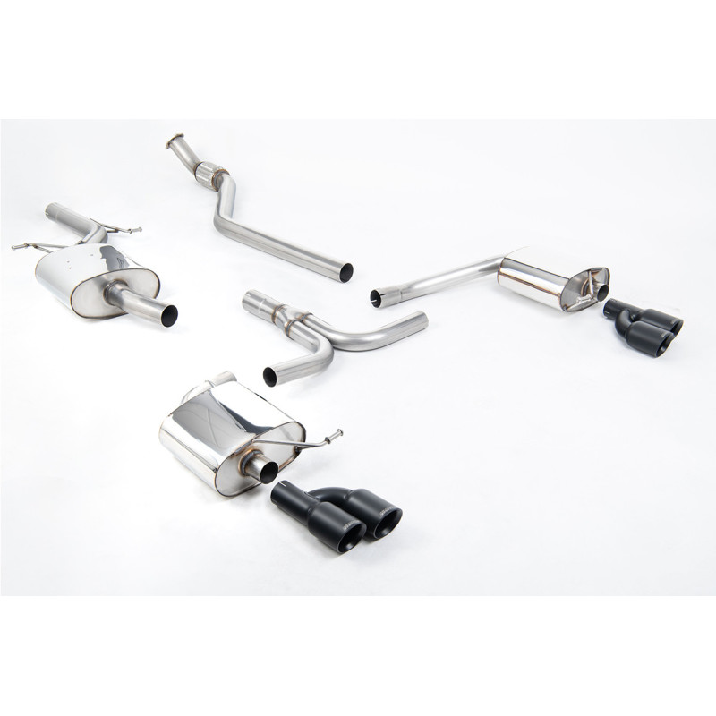 Milltek Sport Cat-back Audi A4 2.0 TFSI S line B8 (2WD and quattro manual-only) Saloon & Avant (2008-2011)