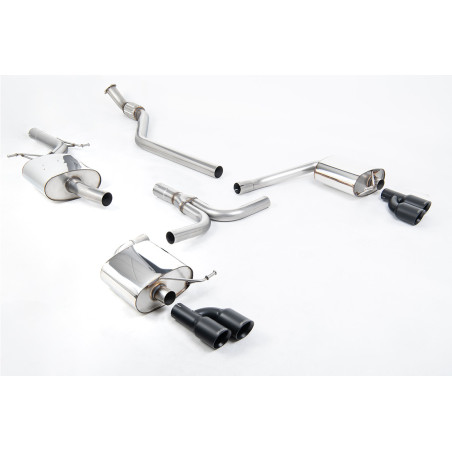 Milltek Sport Cat-back Audi A4 2.0 TFSI S line B8 (2WD and quattro manual-only) Saloon & Avant (2008-2011)