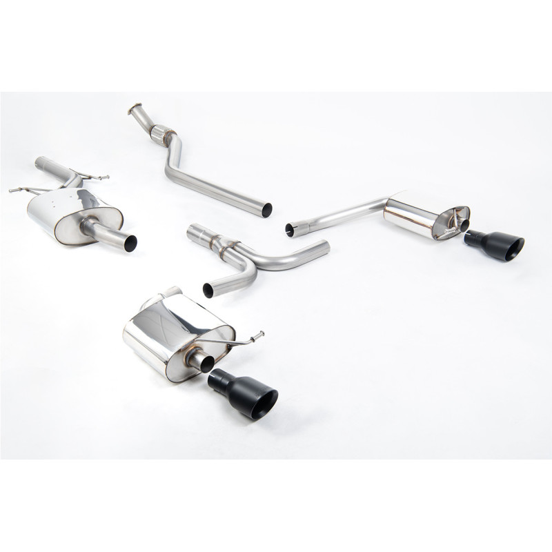 Milltek Sport Cat-back Audi A4 2.0 TFSI S line B8 (2WD and quattro manual-only) Saloon & Avant (2008-2011)