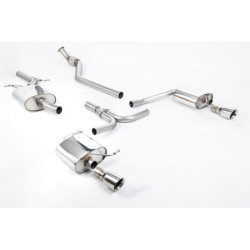 Milltek Sport Cat-back Audi A4 2.0 TFSI S line B8 (2WD and quattro manual-only) Saloon & Avant (2008-2011)