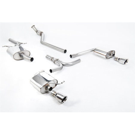 Milltek Sport Cat-back Audi A4 2.0 TFSI S line B8 (2WD and quattro manual-only) Saloon & Avant (2008-2011)