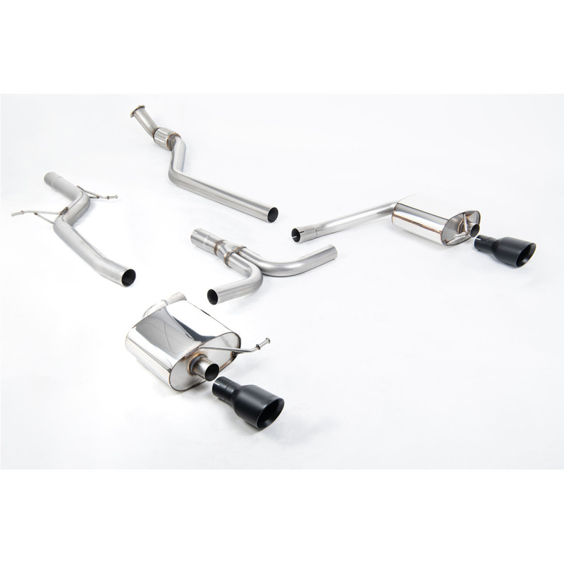 Milltek Sport Cat-back Audi A4 2.0 TFSI S line B8 (2WD and quattro manual-only) Saloon & Avant (2008-2011)