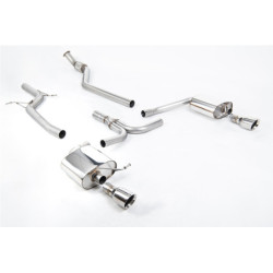 Milltek Sport Cat-back Audi A4 2.0 TFSI S line B8 (2WD and quattro manual-only) Saloon & Avant (2008-2011)