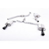 Milltek Sport Cat-back Audi A4 2.0 TFSI S line B8 (2WD and quattro Tiptronic-only) Saloon & Avant (2008-2011)