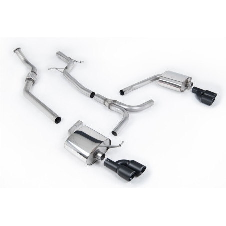 Milltek Sport Cat-back Audi A4 2.0 TFSI S line B8 (2WD and quattro Tiptronic-only) Saloon & Avant (2008-2011)