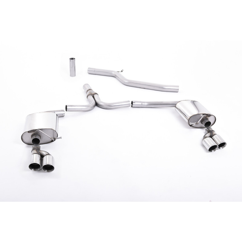 Milltek Sport Cat-back Audi A4 3.0 TDi B8 quattro Saloon and Avant (2008-2011)