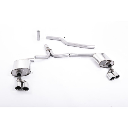 Milltek Sport Cat-back Audi A4 3.0 TDi B8 quattro Saloon and Avant (2008-2011)