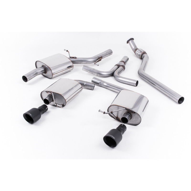 Milltek Sport Cat-back Audi A5 Cabriolet 2.0 TFSI 2WD and quattro (manual only) (2009-2027)