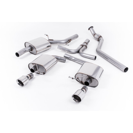 Milltek Sport Cat-back Audi A5 Cabriolet 2.0 TFSI 2WD and quattro (manual only) (2009-2027)