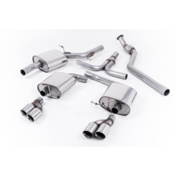 Milltek Sport Cat-back Audi A5 Cabriolet 2.0 TFSI 2WD and quattro (manual only) (2009-2027)