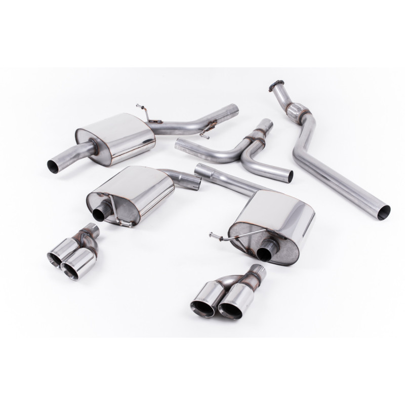 Milltek Sport Cat-back Audi A5 Cabriolet 2.0 TFSI 2WD and quattro (manual only) (2009-2027)