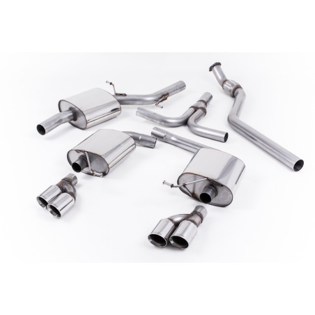 Milltek Sport Cat-back Audi A5 Coupé S line 2.0 TFSI 2WD and quattro (Tiptronic only) (2008-2027)
