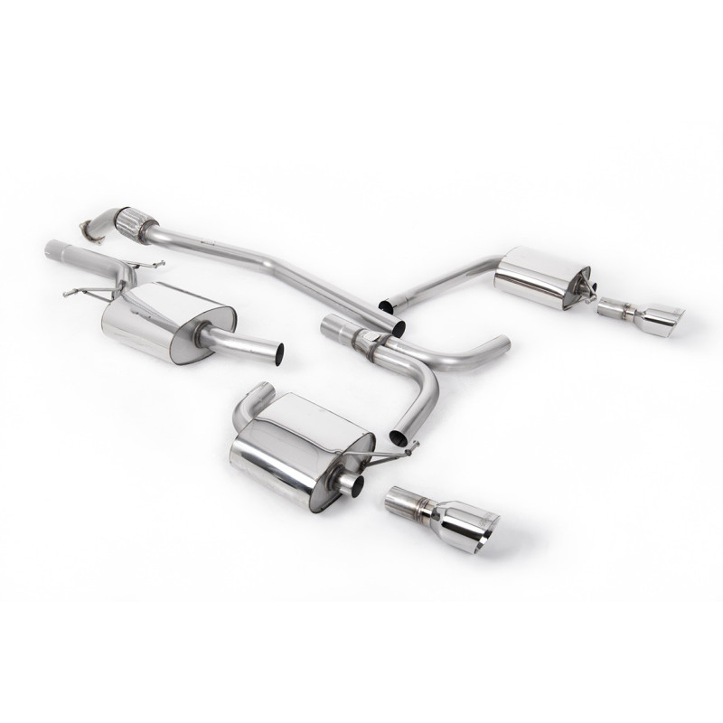Milltek Sport Cat-back Audi A5 Sportback 2.0 TFSI 2WD and quattro Manual (2009-2027)