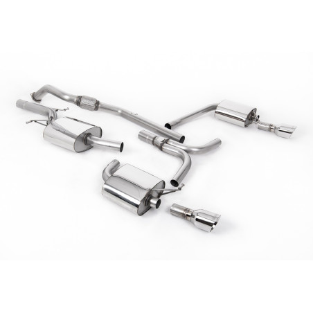 Milltek Sport Cat-back Audi A5 Sportback 2.0 TFSI 2WD and quattro Multitronic S tronic (2009-2012)