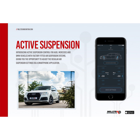 Milltek Sport Active Suspension Control Audi RS7 C7 Sportback 4.0 V8 TFSI biturbo inc Performance Edition (2013-2018)