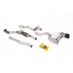 Milltek Sport Turbo-back including Hi-Flow Sports Cat Audi S3 2.0 T quattro 3-Door 8P (2006-2012)
