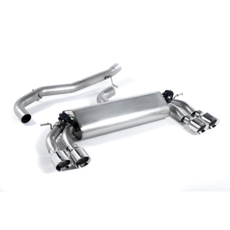 Milltek Sport Cat-back Audi S3 2.0 TFSI quattro 3-Door 8V 8V.2 (Non-GPF Equipped Models Only) (2013-2018)
