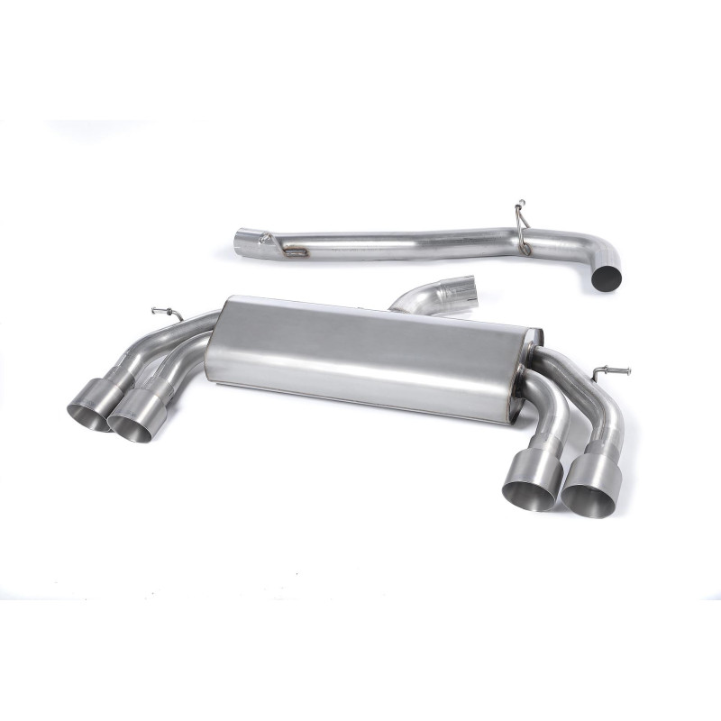 Milltek Sport Cat-back Audi S3 2.0 TFSI quattro 3-Door 8V 8V.2 (Non-GPF Equipped Models Only) (2013-2018)