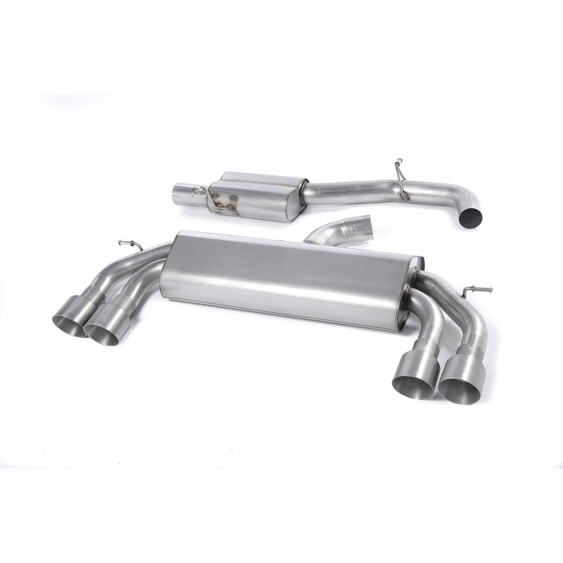 Milltek Sport Cat-back Audi S3 2.0 TFSI quattro 3-Door 8V 8V.2 (Non-GPF Equipped Models Only) (2013-2018)