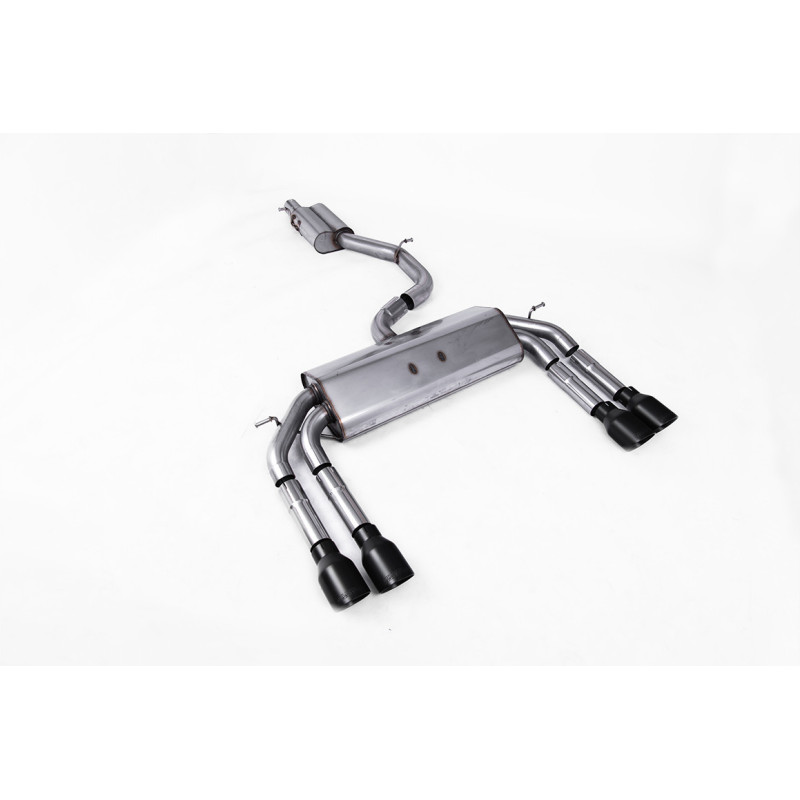 Milltek Sport Cat-back Audi S3 2.0 TFSI quattro Saloon & Cabrio 8V 8V.2 (Non-GPF Equipped Models Only) (2013-2018)