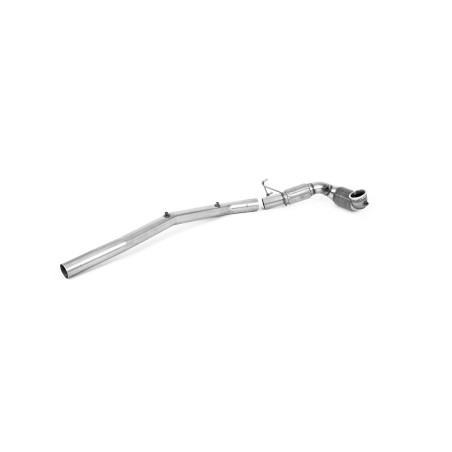 Milltek Sport Large Bore Downpipe and Hi-Flow Sports Cat Audi S3 2.0TFSI Quattro Saloon Sedan 310PS & 333PS 8Y (OPF...
