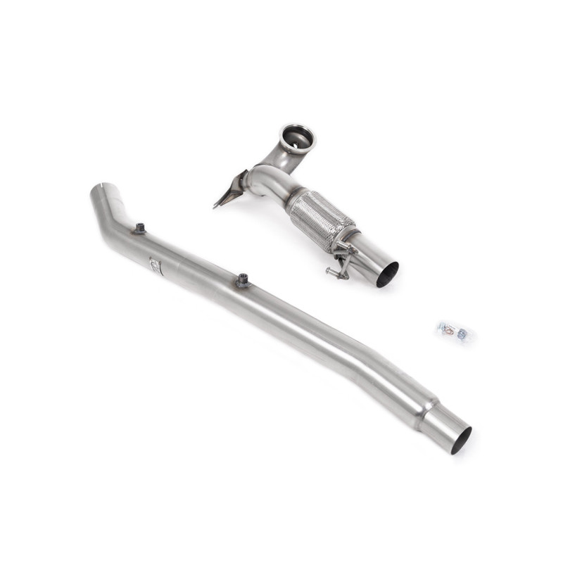 Milltek Sport Large-bore Downpipe and De-cat Audi S3 2.0TFSI Quattro Saloon Sedan 310PS 8Y (North American Non-OPF...