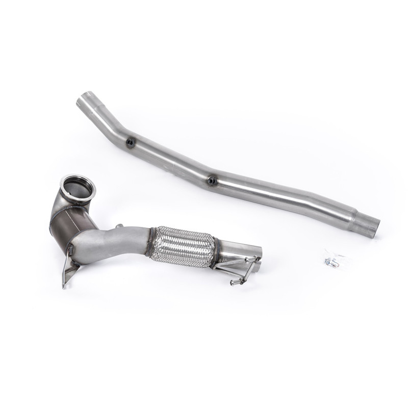 Milltek Sport Large Bore Downpipe and Hi-Flow Sports Cat Audi S3 2.0TFSI Quattro Saloon Sedan 310PS 8Y (North...