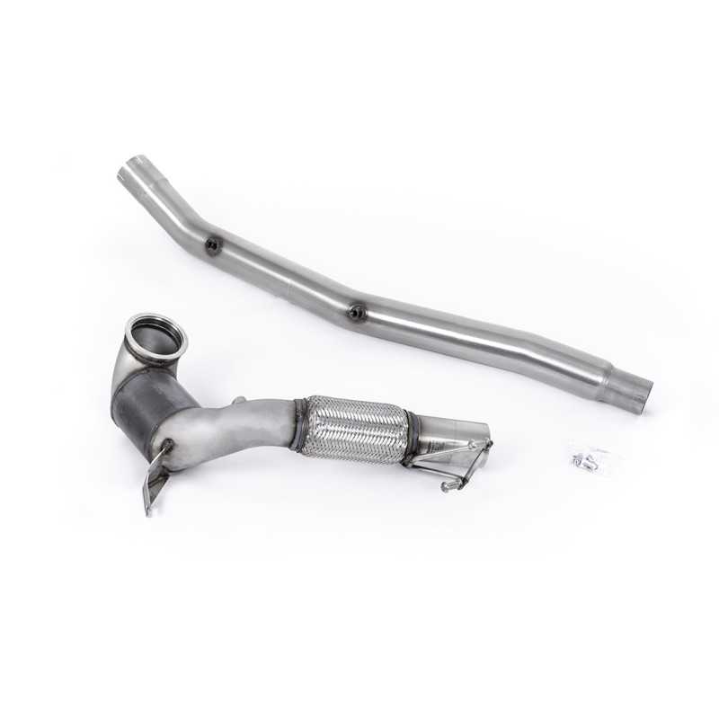Milltek Sport Large Bore Downpipe and Hi-Flow Sports Cat Audi S3 2.0TFSI Quattro Saloon Sedan 310PS 8Y (North...