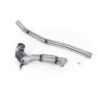 Milltek Sport Large Bore Downpipe and Hi-Flow Sports Cat Audi S3 2.0TFSI Quattro Saloon Sedan 310PS 8Y (North...