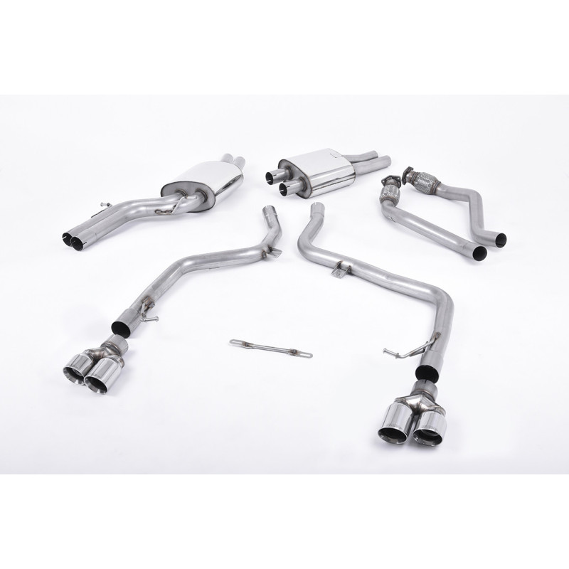 Milltek Sport Cat-back Audi S4 3.0 Supercharged V6 B8 (2009-2012)
