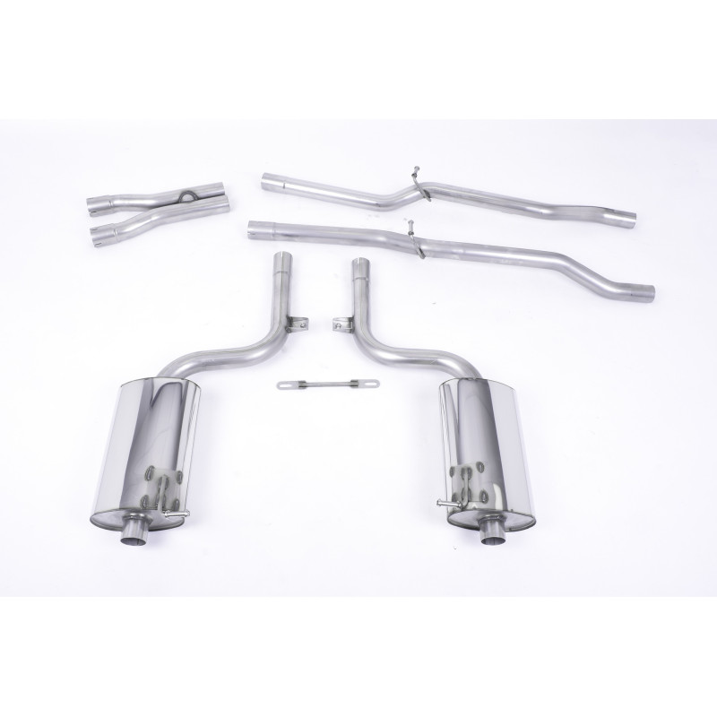 Milltek Sport Cat-back Audi S4 4.2 V8 quattro B6 Saloon Sedan Avant & Cabriolet (2003-2005)