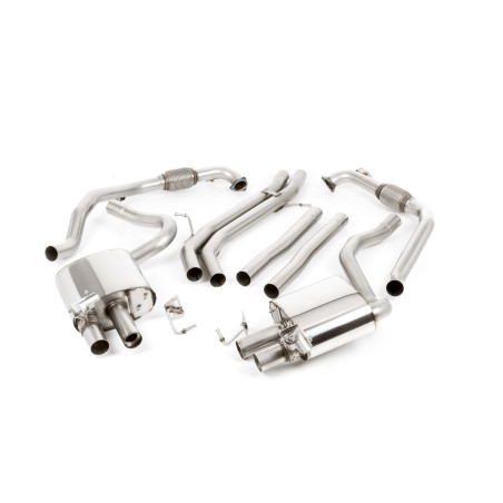 Milltek Sport Cat-back Audi S5 3.0 V6 Turbo Sportback B9 (NON GPF ONLY - Sport Diff Models Only & without Brace...