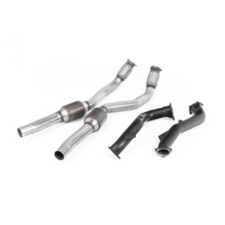 Milltek Sport Large Bore Downpipes and Hi-Flow Sports Cats Audi S6 4.0 TFSI C7 quattro (2012-2018)