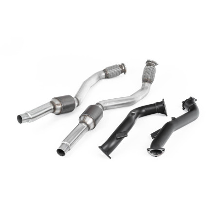 Milltek Sport Large Bore Downpipes and Hi-Flow Sports Cats Audi S6 4.0 TFSI C7 quattro (2012-2018)
