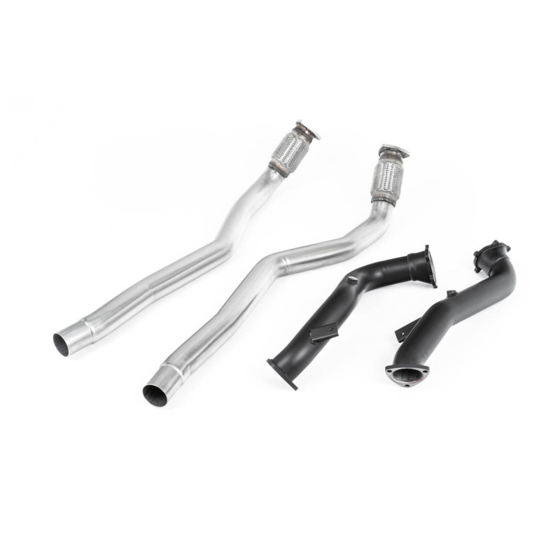 Milltek Sport Large-bore Downpipes and Cat Bypass Pipes Audi S7 Sportback 4.0 TFSI quattro S tronic (2012-2018)
