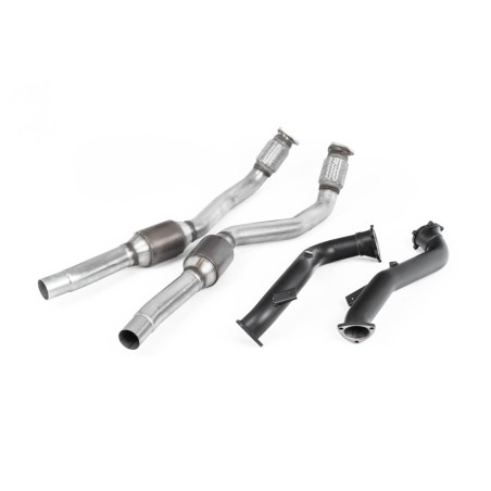 Milltek Sport Large Bore Downpipes and Hi-Flow Sports Cats Audi S7 Sportback 4.0 TFSI quattro S tronic (2012-2018)