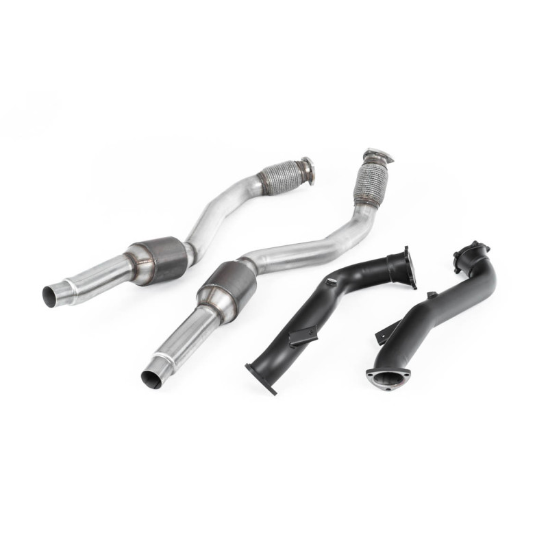 Milltek Sport Large Bore Downpipes and Hi-Flow Sports Cats Audi S7 Sportback 4.0 TFSI quattro S tronic (2012-2018)