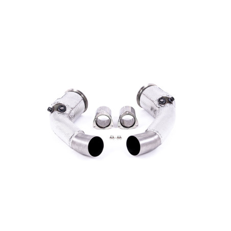 Milltek Sport Large-bore Downpipes and Cat Bypass Pipes Audi S8 D5 4.0 TFSI V8 Saloon Sedan - Long Wheel Base (Non...