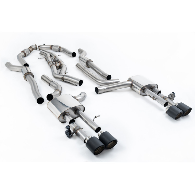 Milltek Sport Cat-back Audi S8 D5 4.0 TFSI V8 Saloon Sedan - Long Wheel Base (Non OPF GPF US ROW Models) (2020-2027)
