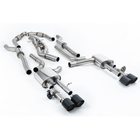 Milltek Sport Cat-back Audi S8 D5 4.0 TFSI V8 Saloon Sedan - Long Wheel Base (Non OPF GPF US ROW Models) (2020-2027)