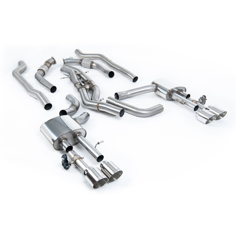Milltek Sport Cat-back Audi S8 D5 4.0 TFSI V8 Saloon Sedan - Standard Wheel Base (Non OPF GPF US ROW Models) (2020-2027)